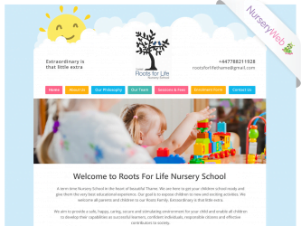 Sample Portfolio Of Nurseries Website Design Nurseryweb